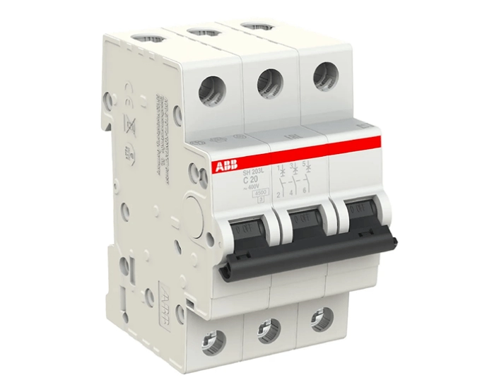 Llave Térmica Abb Termomagnética Tripolar 10/16/20/25 A